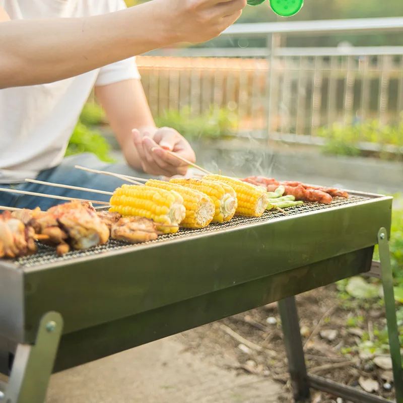 Сад древесный уголь для барбекю терраса вечерние Пособия по кулинарии складной