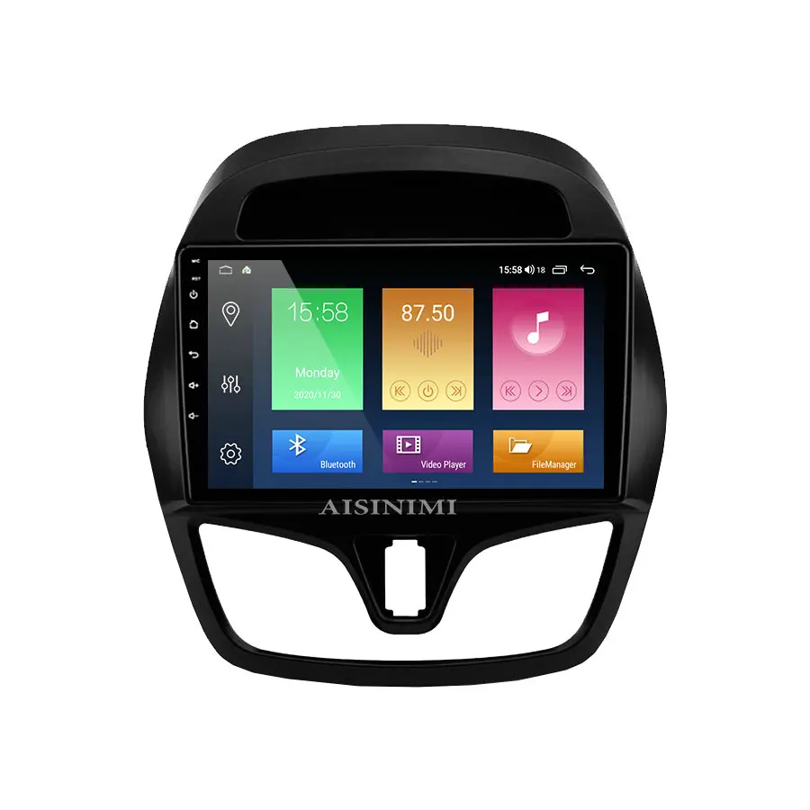 AISINIMI Android 10 Автомобильный DVD-плеер с навигацией для CHEVROLET Spark Beat 2015, автомобильное радио Аудио Гпс Мультимедийный Стерео Монитор.