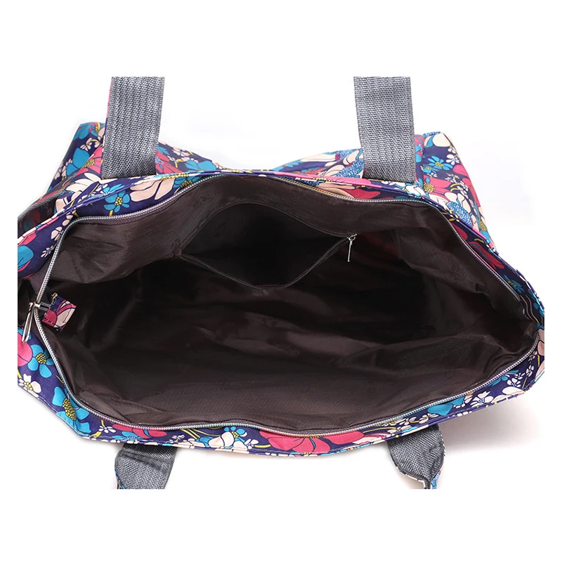Водонепроницаемые нейлоновые женские сумки через плечо мессенджеры с цветочным