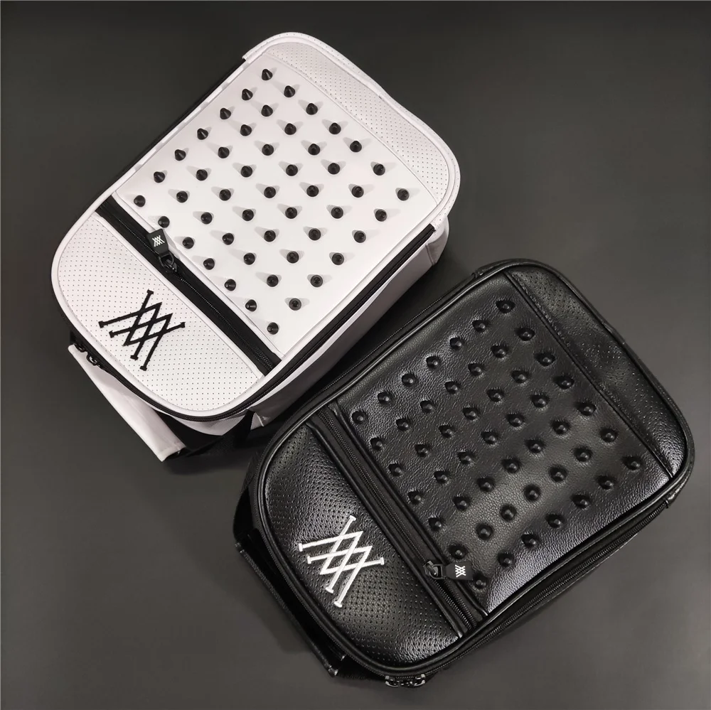 Новая обувь для гольфа сумка с крутым дизайном масса заклепками из искусственной