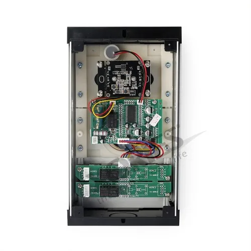 HOMSECUR 7inch Video Door Entry Security Intercom with Recording & Snapshot for 2/3/4 Apartment XC061-2/3/4+BM716-G | Безопасность и
