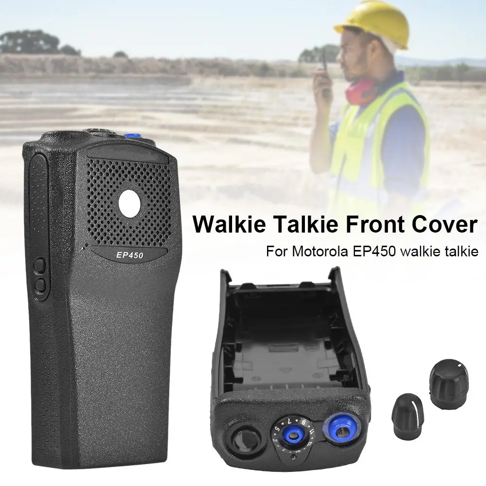 Силиконовый чехол Передняя Крышка для Motorola EP450 Walkie Talkie с ручкой оболочки