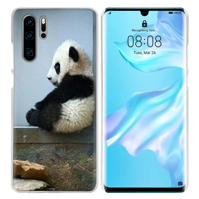 Чехол для huawei Honor P20 mate 20 10 P10 P9 P8 8X9 Lite P Smart+ Plus Nova 3i прозрачный чехол с милыми животными пандой