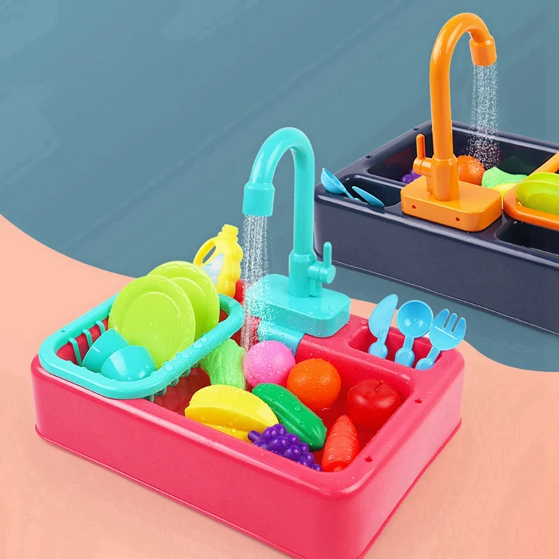 Пластиковая имитация кухонной раковины автоматическая система водного цикла