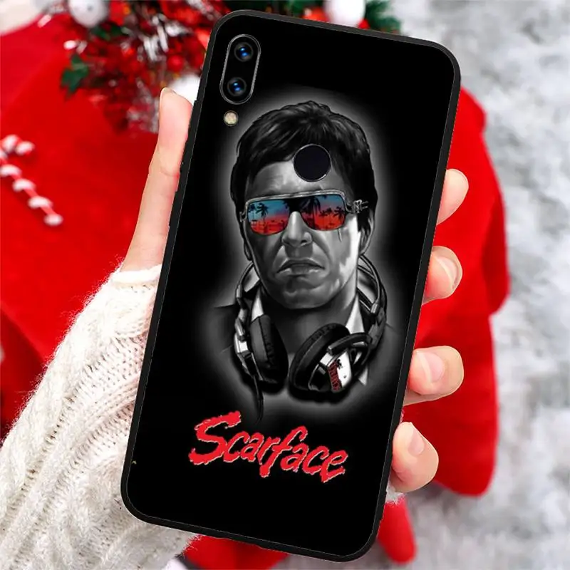 

classic movie Scarface Tony Montana Phone Case For Xiaomi Redmi note 7 8 9 t k30 max3 9 s 10 pro lite