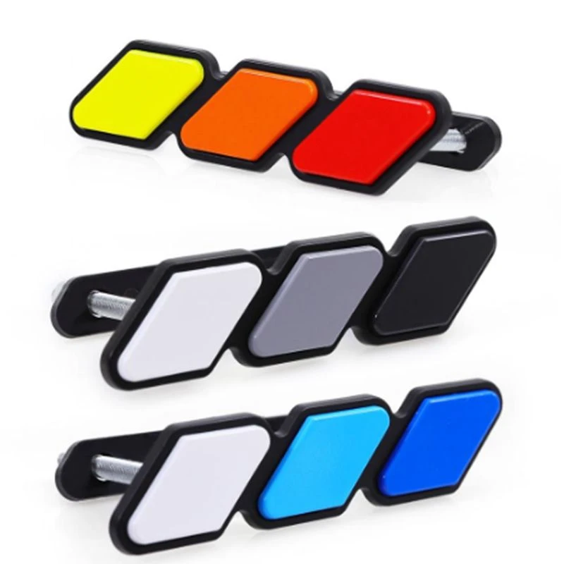 Grille Grill Emblem Badge Tri-Color For Tacoma TRD 4Runner Tundra Rav4 Highlander Three-Color Car Sticker Logo Accessories | Автомобили и