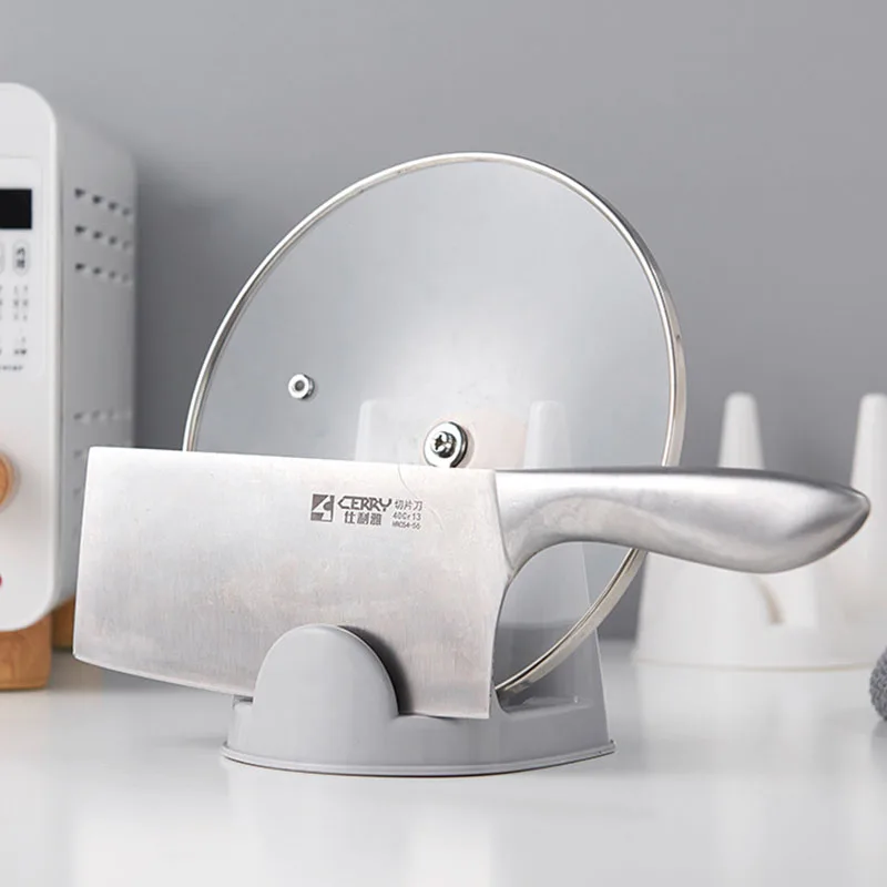 Полка для крышки кастрюли кухонный напольный стеллаж хранения креативная