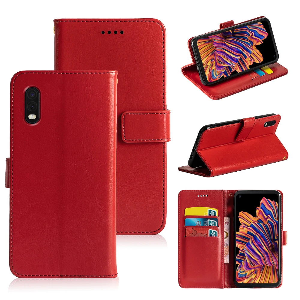 NINY для Samsung Galaxy Xcover Pro очень удобный сенсорный кожаный чехол подставка защитный