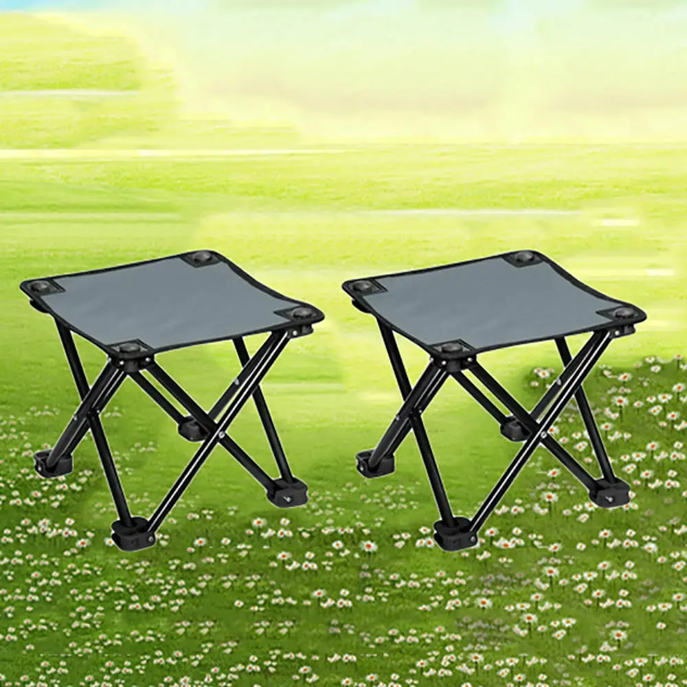 Outdoor Folding Lightweight Camping Fishing Chair BBQ Stool Portable Travel Train | Спорт и развлечения