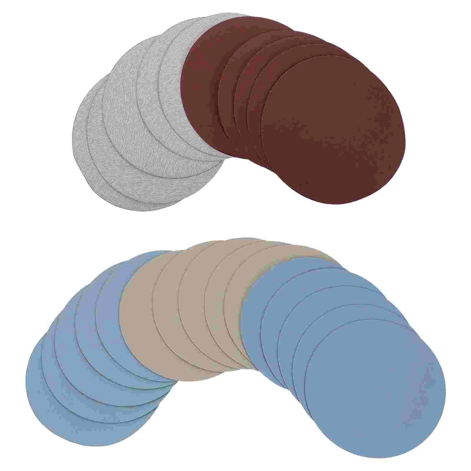 

25 листов круглой наждачной бумаги, клейкая шлифовальная бумага, деревянная фотобумага