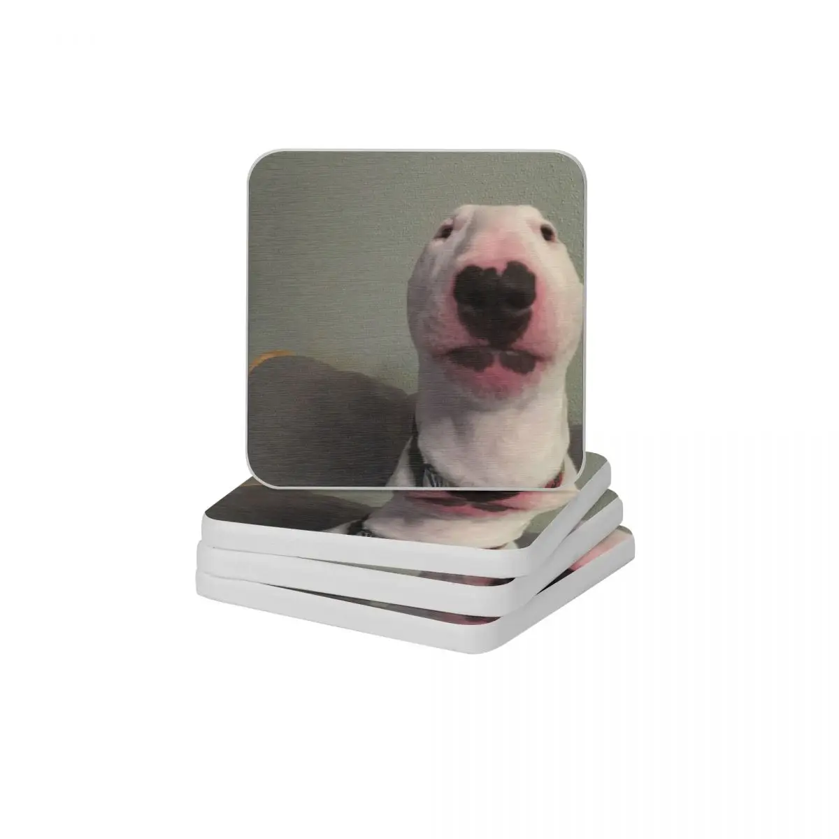 

Оригинальные квадратные круглые подставки с диатомитатом pupperнельсона Уолтера Поглощение воды Коврик для мыла и зубной щетки 10x10 см