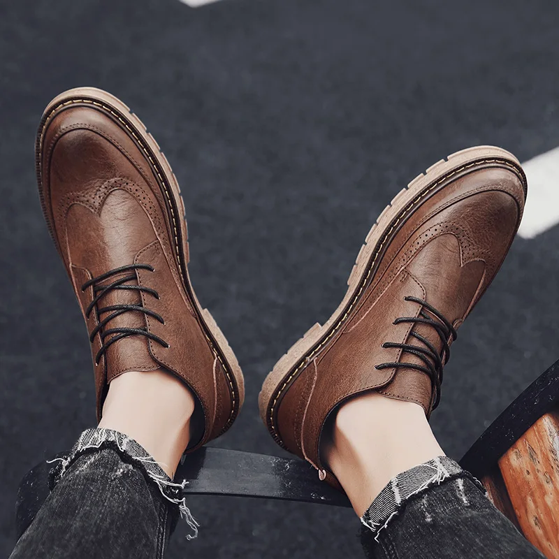 

Summer Casual Shoes Black Casual Shoes Men Sport Leather Men's Sneakers Leisure Fashion For Man Mens Hot Sale Causal Sneaker