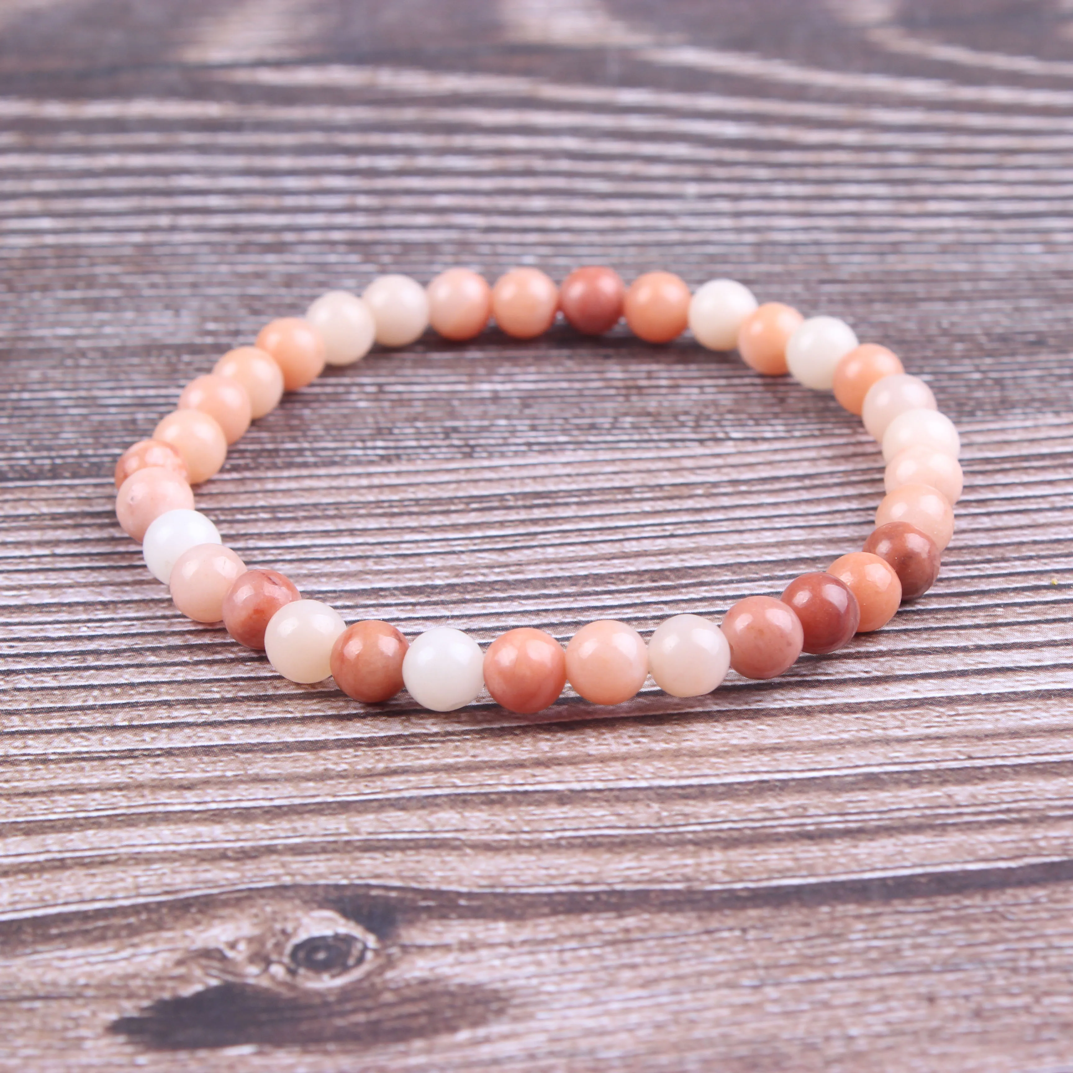 

Fashion jewelry 6 / 8 / 10mm miscellaneous stone bracelet natural jewelry beads are suitable for men's and women's accessories