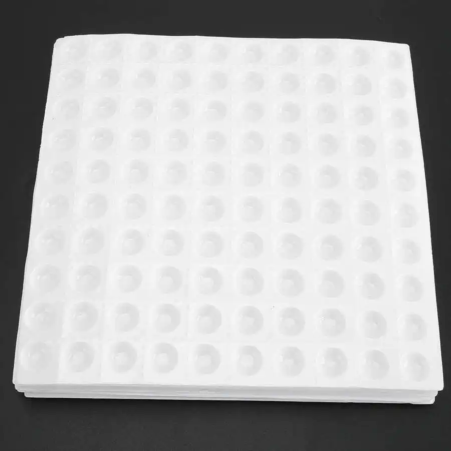 20 шт. 100 отверстий/штука тарелка для чернил татуировок одноразовые пластиковые