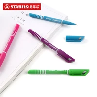germany stabilo quick drying fiber gel pen office student signing water based painting hook line office school supplies