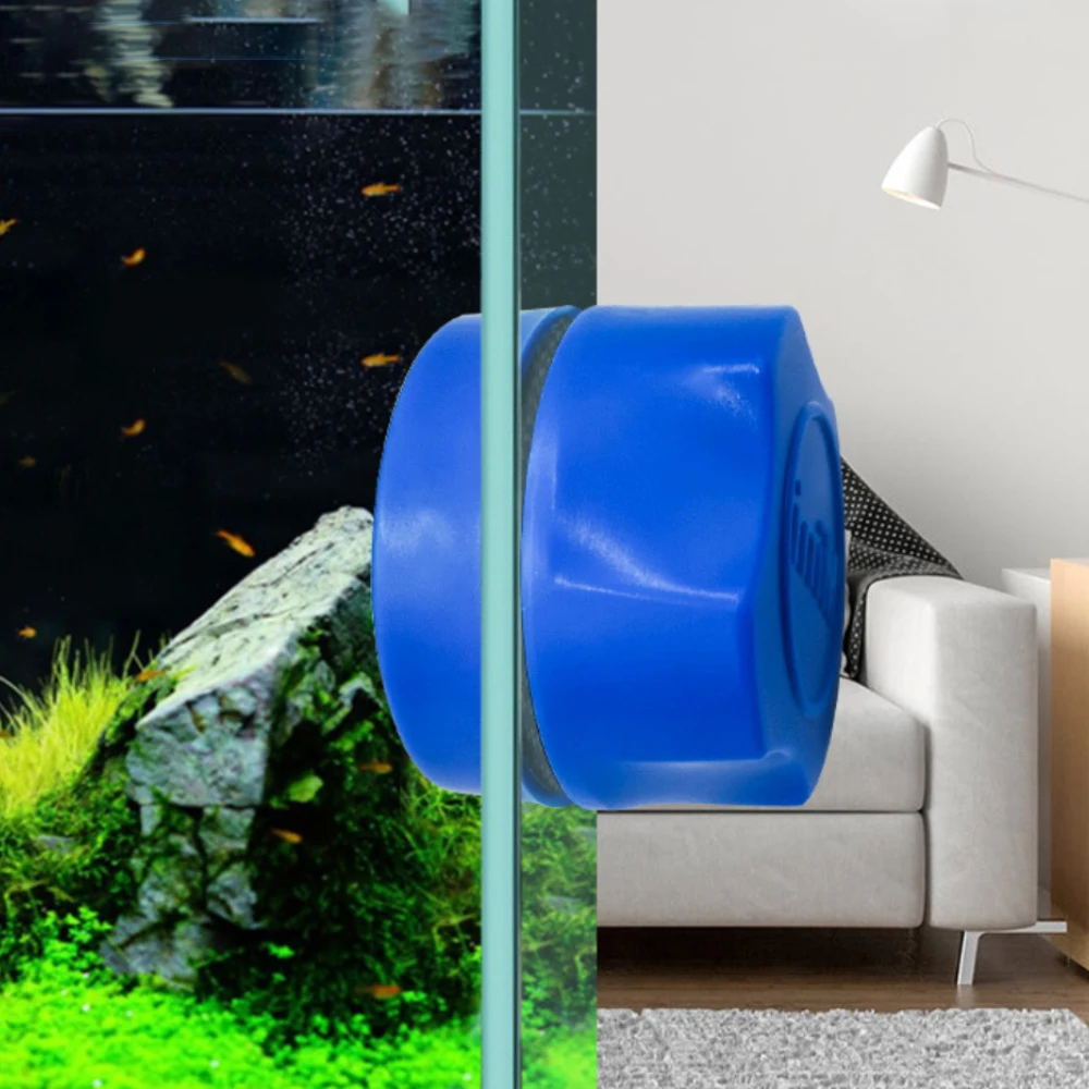 Магнитная Щетка для аквариума скребок очистки стекол и водорослей