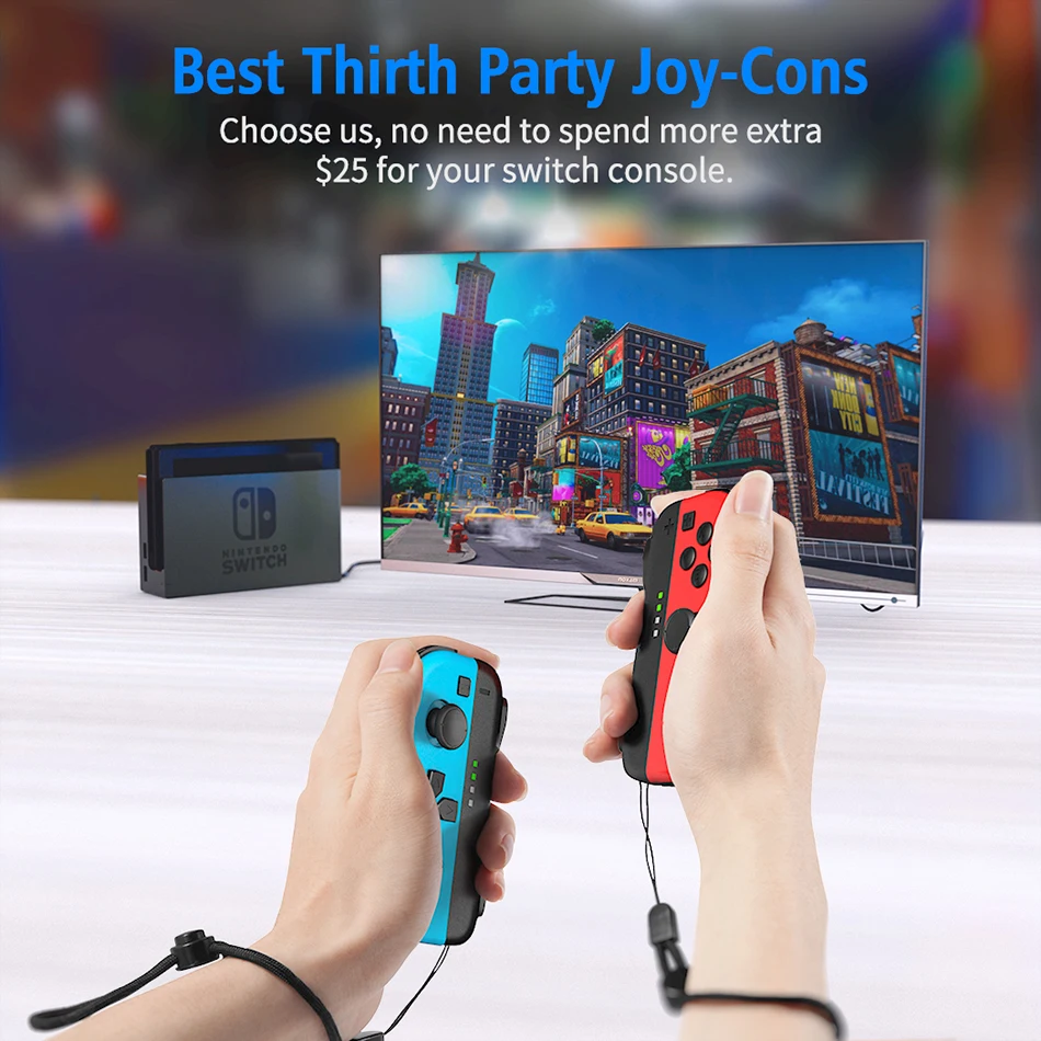 Новые аксессуары для геймпада для Nintendo Switch Joy-Con(L/R) контроллер для переключателя беспроводных джойстиков ремень