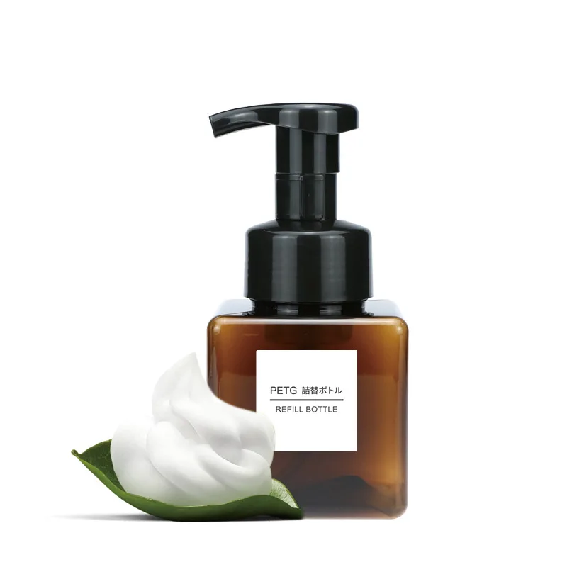 

Refillable 250ml Foaming Soap Dispenser Foam Bathroom Sink Shower Gel Shampoo Facial Cleanser Mousse Blister Bottle