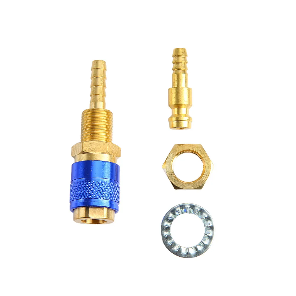 

Cooled Connector Fitting Set Gas Hose Quick Torch Water Welding 6*2*2cm