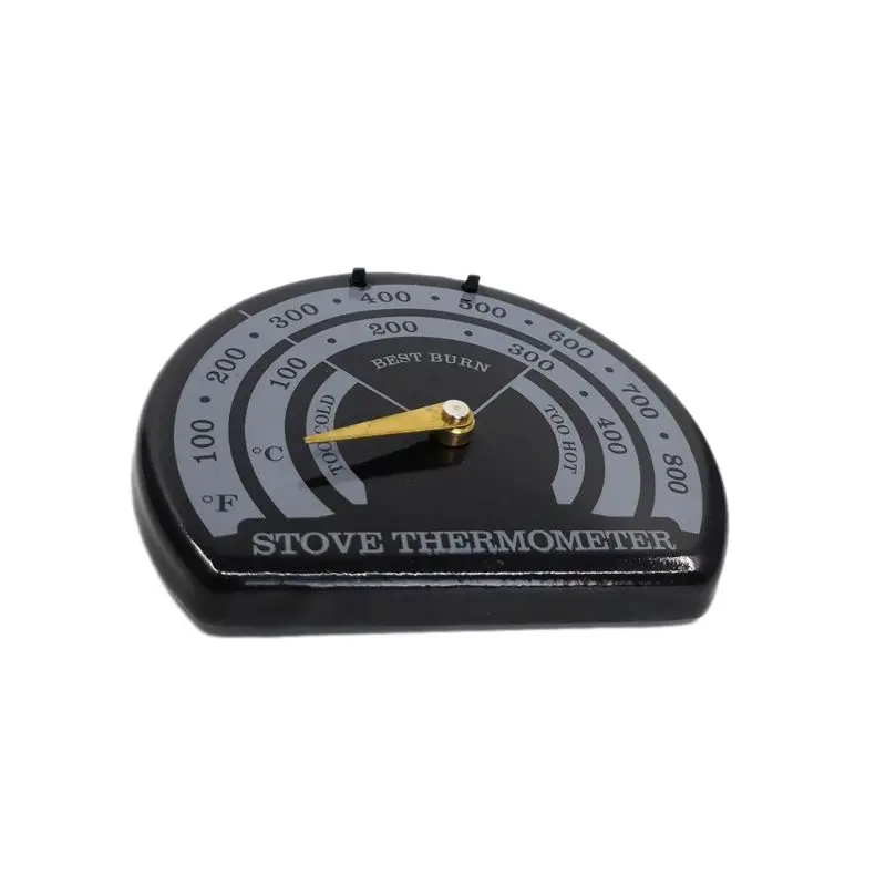 

Magnetic Wood Fireplace Fan Stove Thermometer with Probe Household Barbecue Tool 94PC