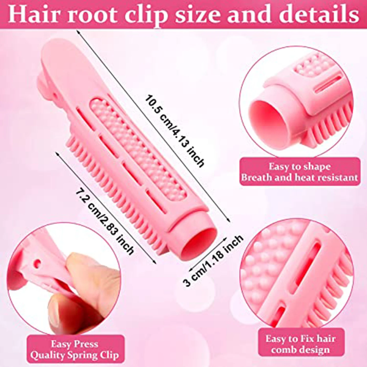 

12pcs/set Volumizing Hair Root Clip With Case Hair Curler Rollers For Short/long Hair Natural Fluffy Curly Hair Women Styling