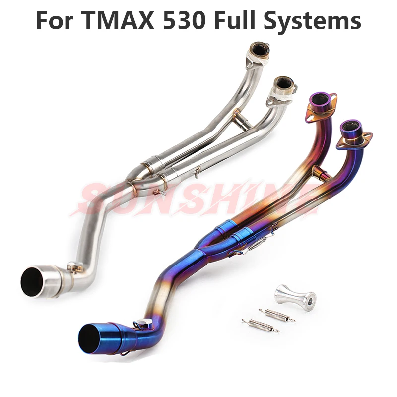 Для YZF TMAX 500 TMAX530 выхлопная Передняя Полная система подключение к мотоциклу