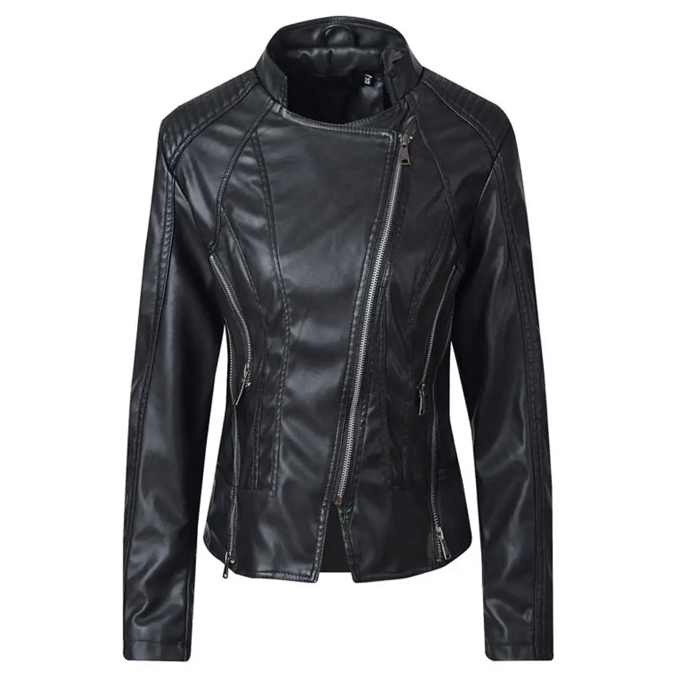 Женское пальто Повседневная зимняя приталенная куртка на молнии с длинным