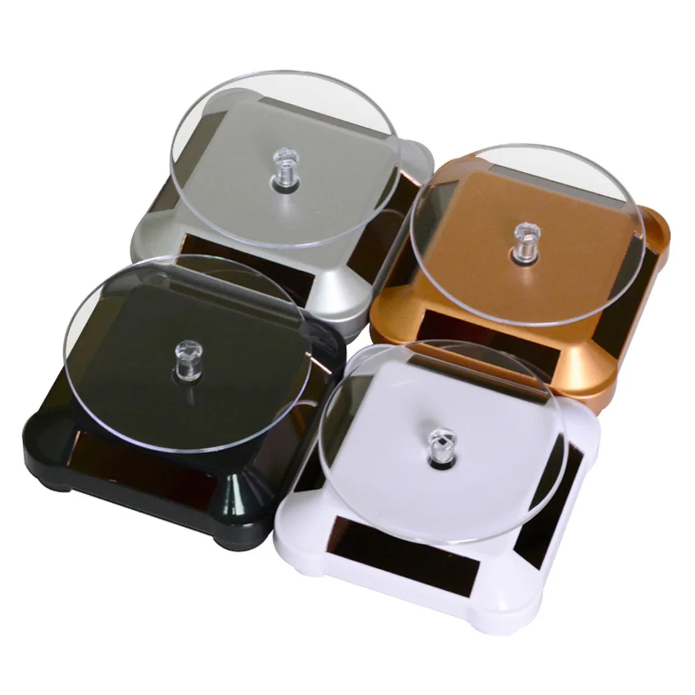 Электрическая вращающаяся подставка для дисплея на солнечной энергии ювелирных