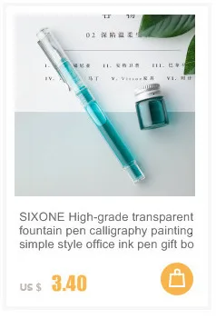 SIXONE 30 шт./упак. 0,5 мм 0,35 мм, с милым мультяшным принтом значение посылка с чернилами стандартных цветов простой Бизнес Стиль гелевые ручки прекрасный подарок для ребенка