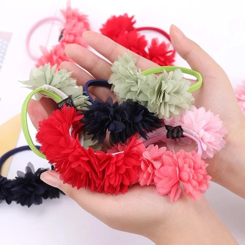 OMSJ 2019 Новинка 1 шт. Винтажное кольцо для волос с цветами 5 цветов модные эластичные