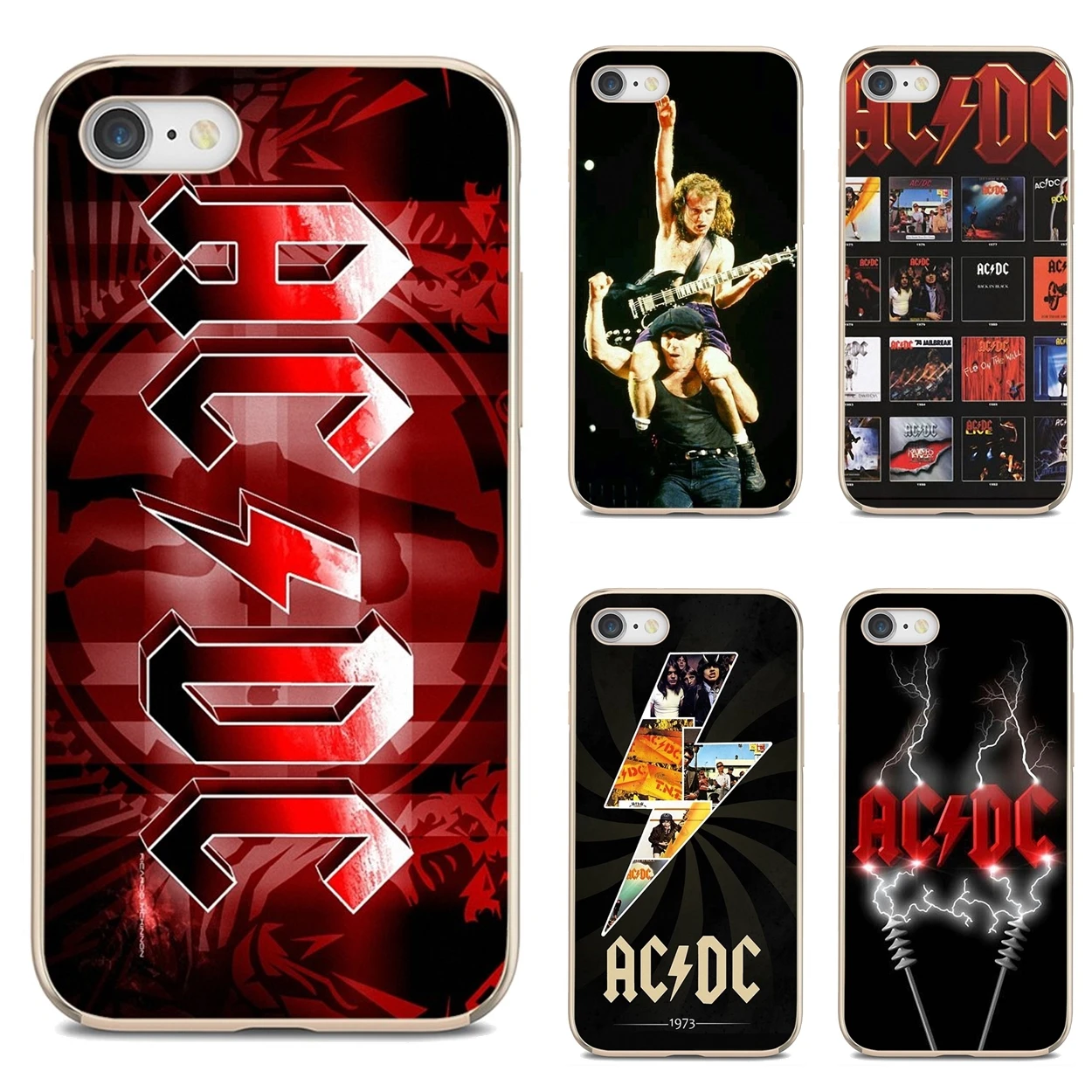 Music-Band-ACDC-AC-DC для Xiaomi Redmi 2 S2 3 3S 4 4A 5 5A 6 6A 7A 9 9T 9C 9A Pro Pocophone F1 мягкий чехол | Мобильные