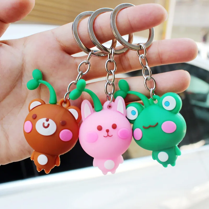 Новинка Август креативные брелки для ключей в японском и корейском стиле из ПВХ с