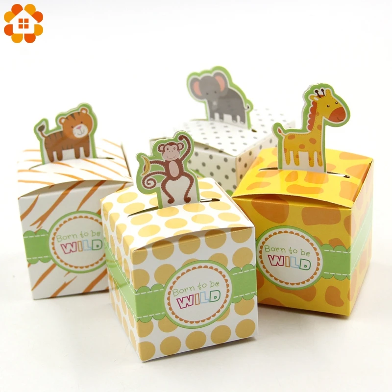 Gift box with animals
