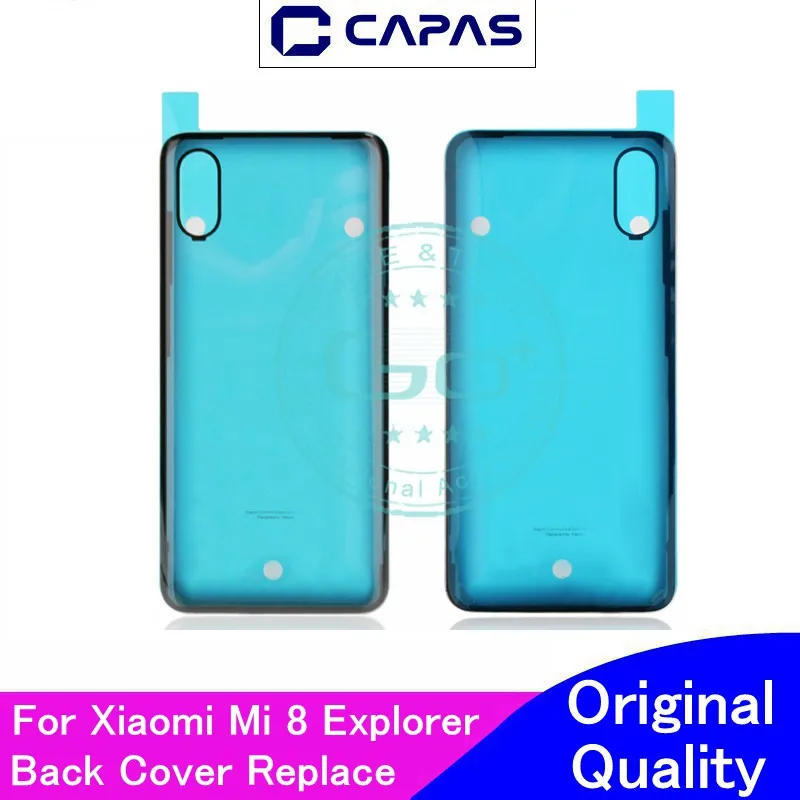 Оригинальная задняя крышка для Xiaomi mi 8 Explorer, сменная задняя крышка для mi 8 Explorer, запасная задняя крышка корпуса, запасные части для ремонта