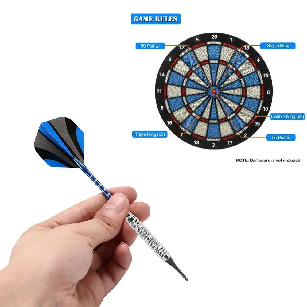 

12pcs 18g Soft Tip Darts Professional Electronic With Darts Nylon Soft Tip Point Dardos Accessories Only Today Get Free Gift
