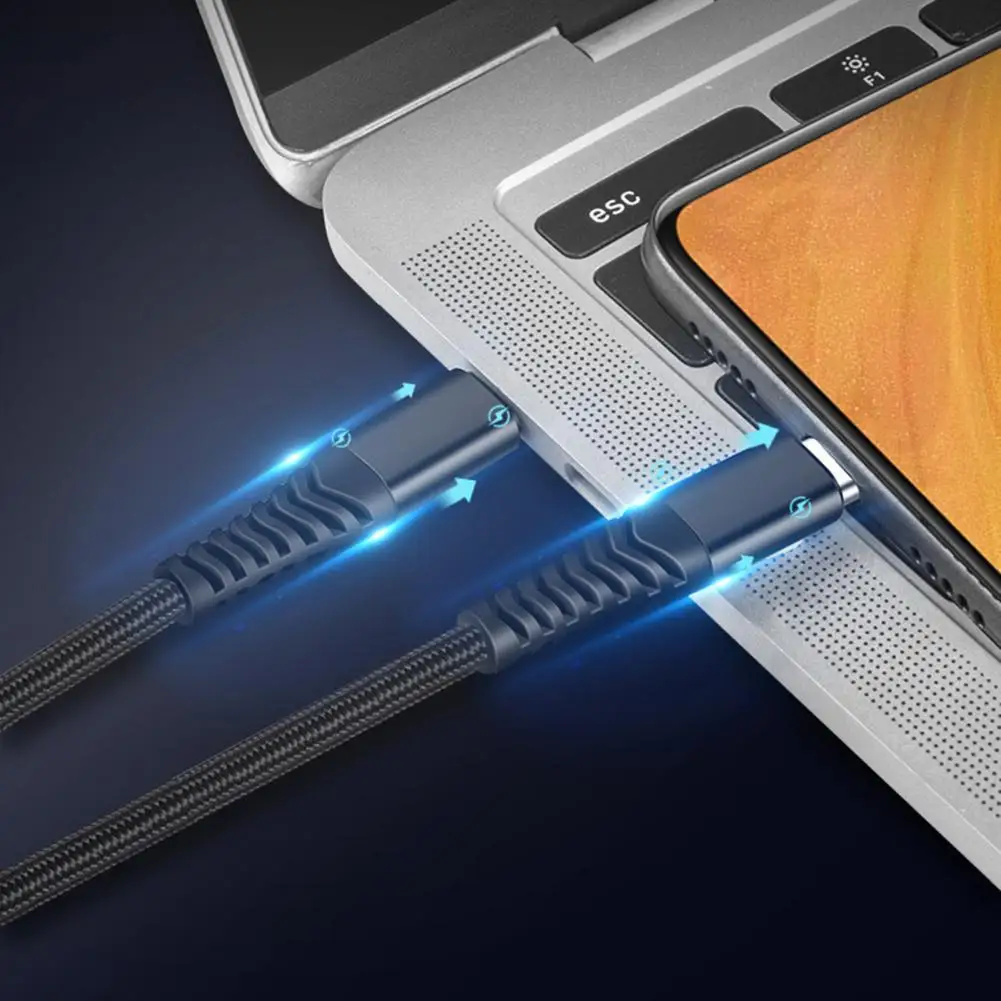 

PD 60W USB 2.0 Type C to Type-C Fast Charging Cable Phone Charger Data Cord