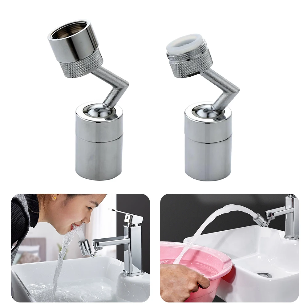 

720 Degrees Movable Kitchen Tap Universal Splash Filter Faucet Spray Head Anti Splash Filter Faucet Water Saving Nozzle Sprayer