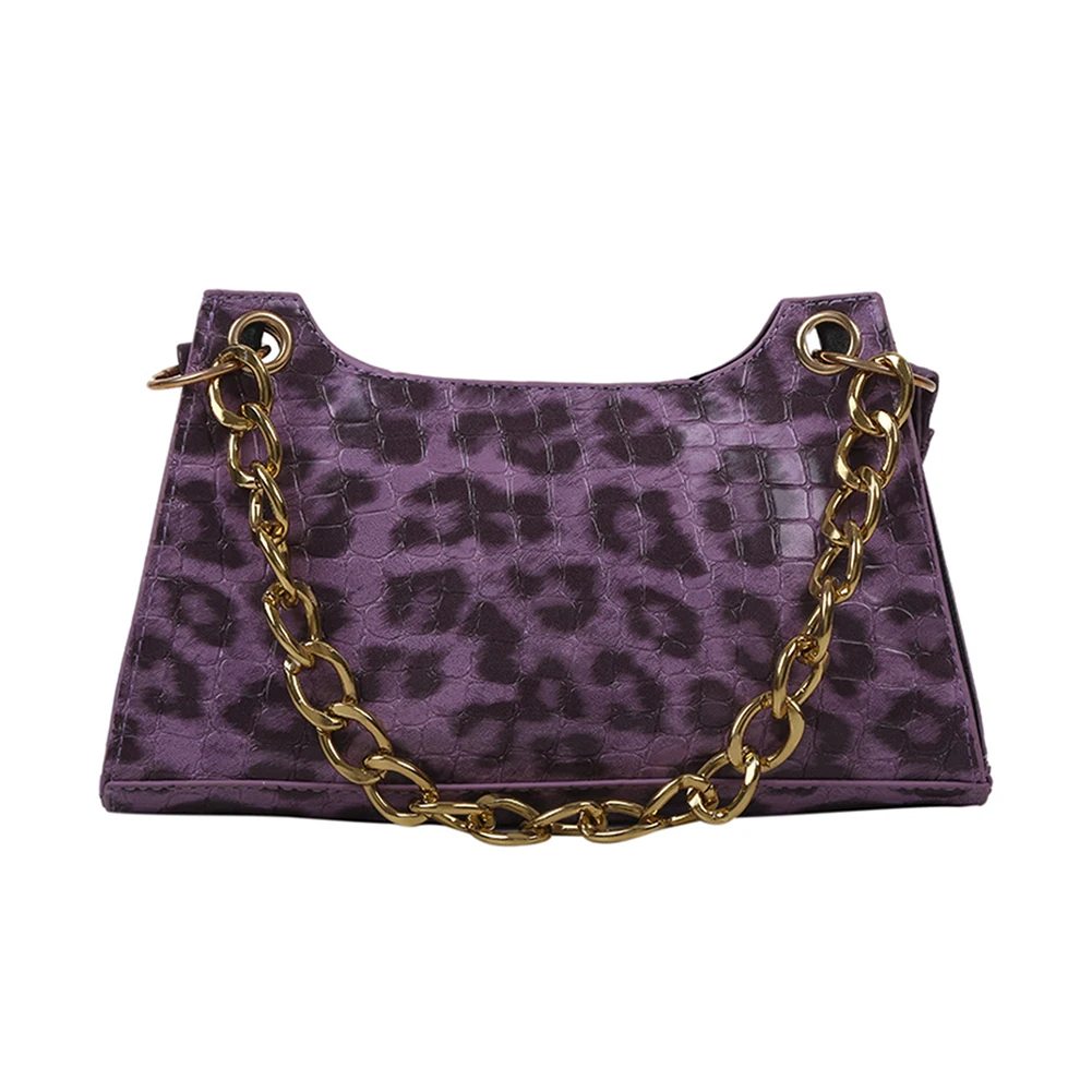 

Women Alligator PU Shoulder Underarm Bag Fashion Leopard Female Handbag Clutches Fashion Exquisite Shopping Bag