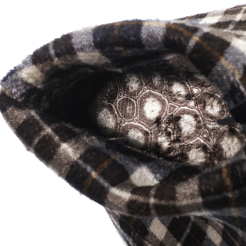 

2021 New Flat Bottom Fashion Women's Boots Fashion Zipper Round Toe Autumn Winter Ladies Waterproof Platform Knee Boots