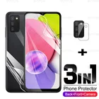 Гидрогелевая пленка 3 в 1 для Samsung A03s, защитная пленка для переднего и заднего экрана, пленка для камеры samsung galaxy A 03s galaxi galax a03s 6,5 дюйма