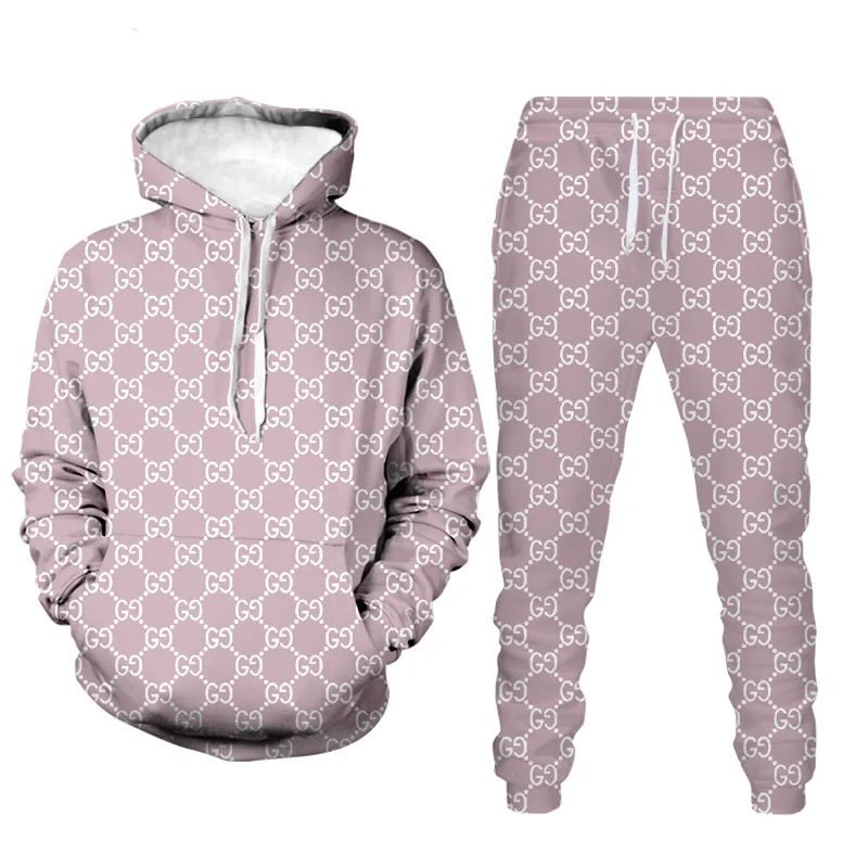 

2021 Spring New Men's Medusa Fashion Casual Men's Sports Suit Hooded Jacket and Men's Pants