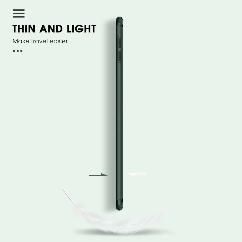 Чехол для iPad Mini 5, чехол для iPad Mini, чехол с карандашом, трехслойная подставка, мягкая задняя часть из ТПУ для iPad Mini5, чехол, чехол, Funda Capa