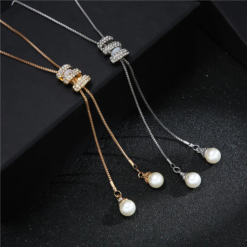 Новинка 2020 осенне зимнее модное металлическое длинное ожерелье цепочка с