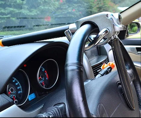 Удобный портативный автомобильный замок Save зажим для руля Противоугонный салона