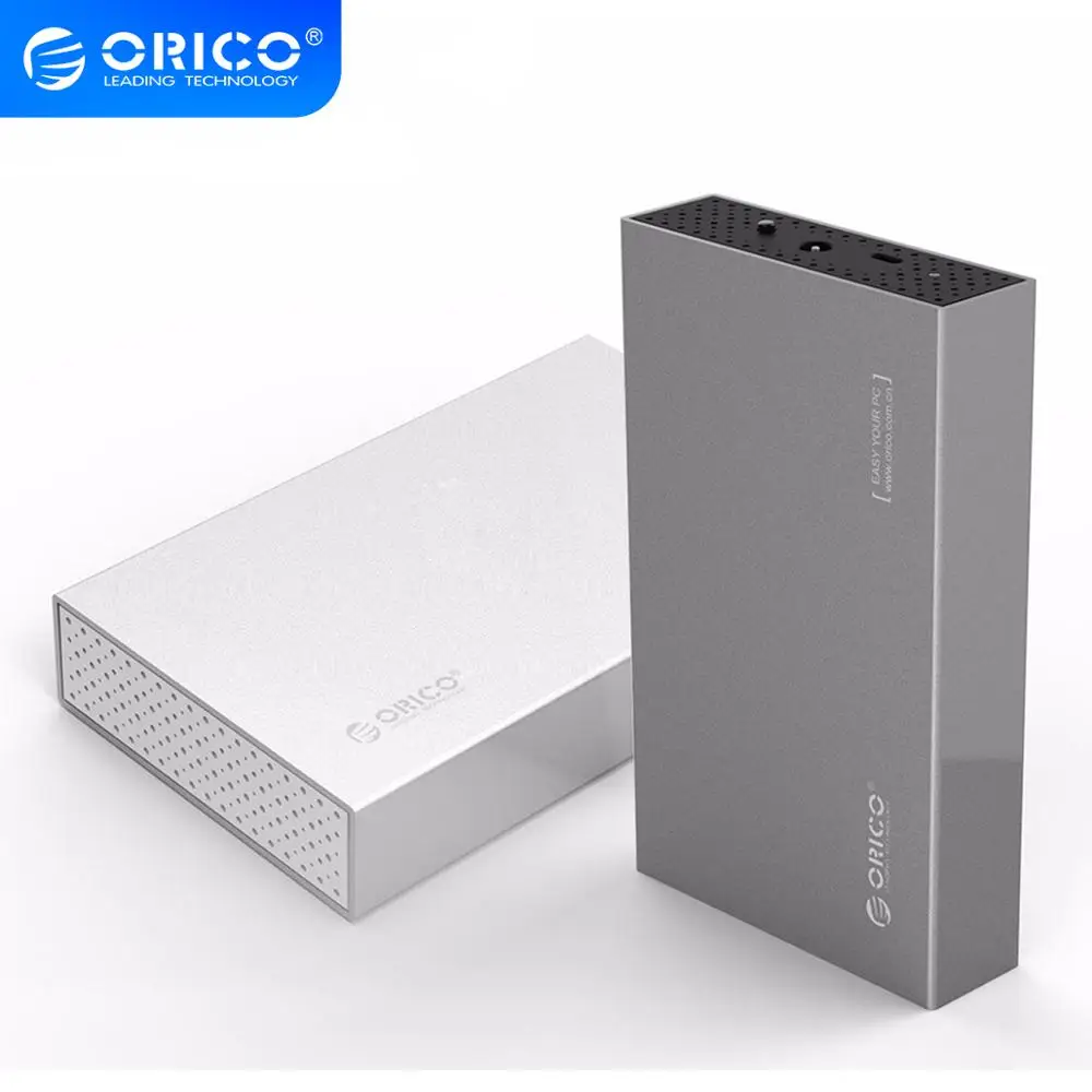 Алюминиевый корпус для жесткого диска ORICO 3 5 дюйма Type-C поддержка USB3.1 Gen1-SATA3.0