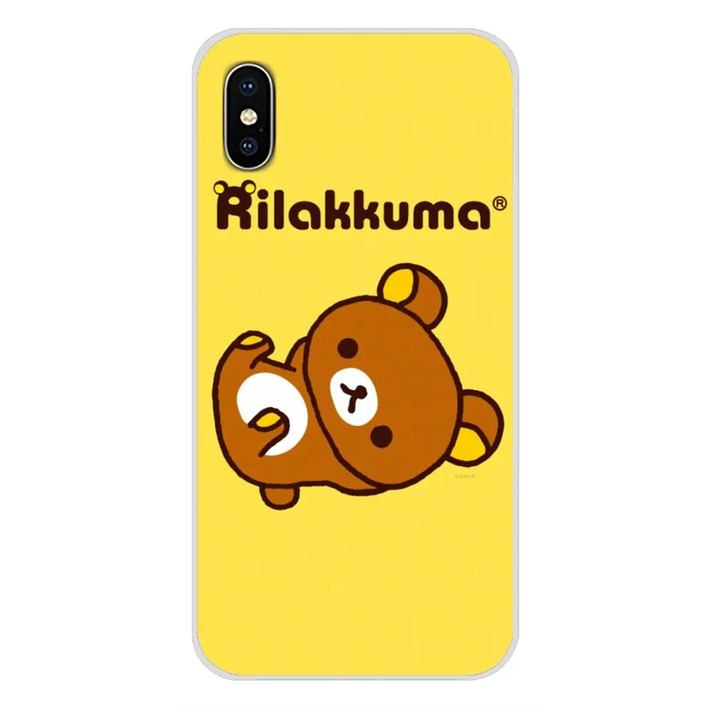 Alaska два белых медведя Rilakkuma для Apple IPhone X XR XS 11Pro MAX 4S 5s 5C SE 6S 7 8 Plus ipod touch 5 6 Чехол