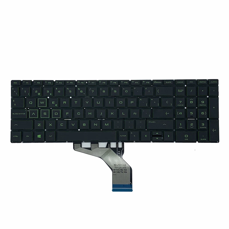 Новая испанская SP Клавиатура с подсветкой ДЛЯ HP 15-DK 15-DK0010NR 15-DK0056WM 15-DK0068WM 15-DK1010CA -