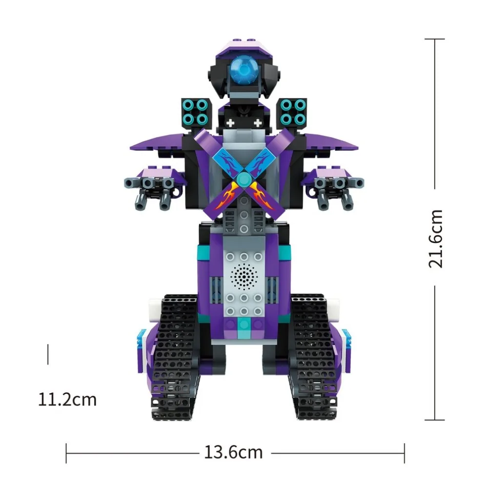 392 шт. M1 4CH пульт дистанционного управления DIY RC строительные блоки Rover Robot игрушки блоки конструктора с 360 вращением на месте для подарка детям