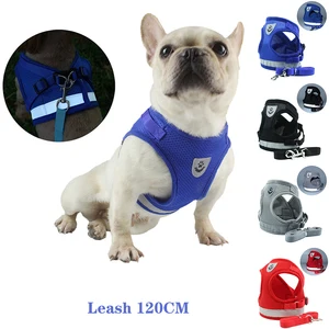 Воздухопроницаемая сетчатая Подвеска для маленьких детей, жилет для щенков и кошек, ошейник для чихуахуа, мопса, бульдога, кота, Арне, собаки