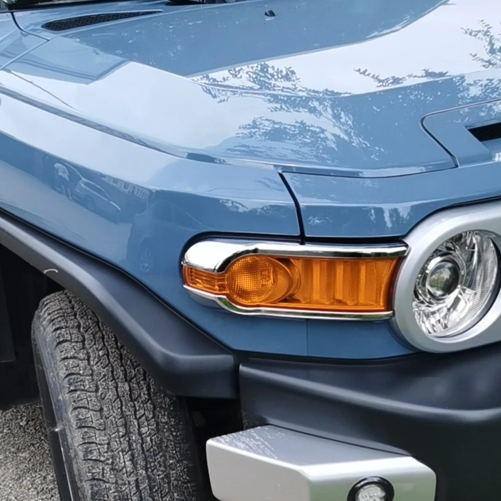 

Стайлинг автомобиля, хромированный чехол из АБС-пластика на зеркало, дверная ручка, крышка топливного бака, задсветильник, крышка для Toyota FJ ...